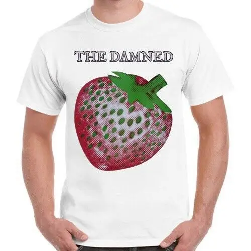 The Damned Strawberries Punk Rock Retro T Shirt 345 | Мужская одежда