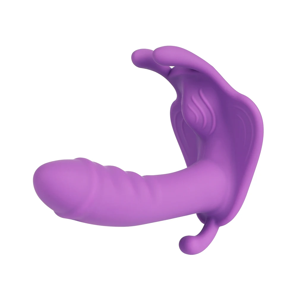 Wearable Butterfly Anal Vibrator With Wireless Remote Control_voghion.com