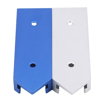 

100mm Woodworking Chute Rail Cross Connector Electric Circular Saw Turning Table Woodworking Tool Track Fixing Fixture