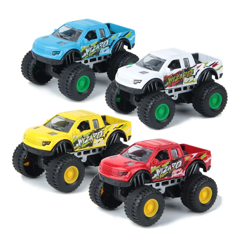 

Big Wheel Monster Truck Bigfoot Strong Warrior Race Car Mountain Bike Model Customizable Logo