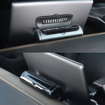 

Car Glasses Sunglasses Sunglasses Storage Box For Tesla Model 3 Series Temporary Parking Card Interior HUD LCD Screen Glasses