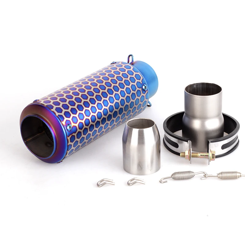 

FZ 6 Motorcycle Akrapovic Exhaust Pipe Muffler PIt Bike Escape Moto System For FZ6 Universal all years 36-61MM Scooter