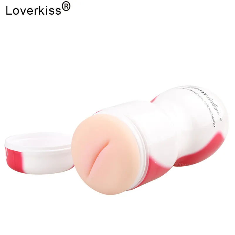 Loverkiss рот минет Мужской мастурбатор Глубокая глотка 4D киска эротические мужские