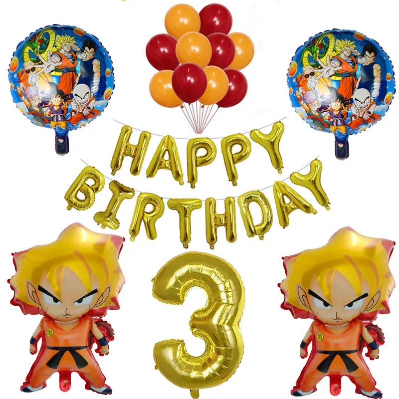1set cartoon WUKONG Balloon Dragon Air Globos Happy Birthday Party Decoration Kids Toys Super Hero Balloon Children's Toys