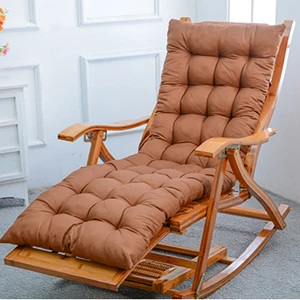 

Bamboo Rocking Chair Folding Balcony Backrest Recliner Adult Nap Lazy Leisure Solid Wood Old Man Free Chai