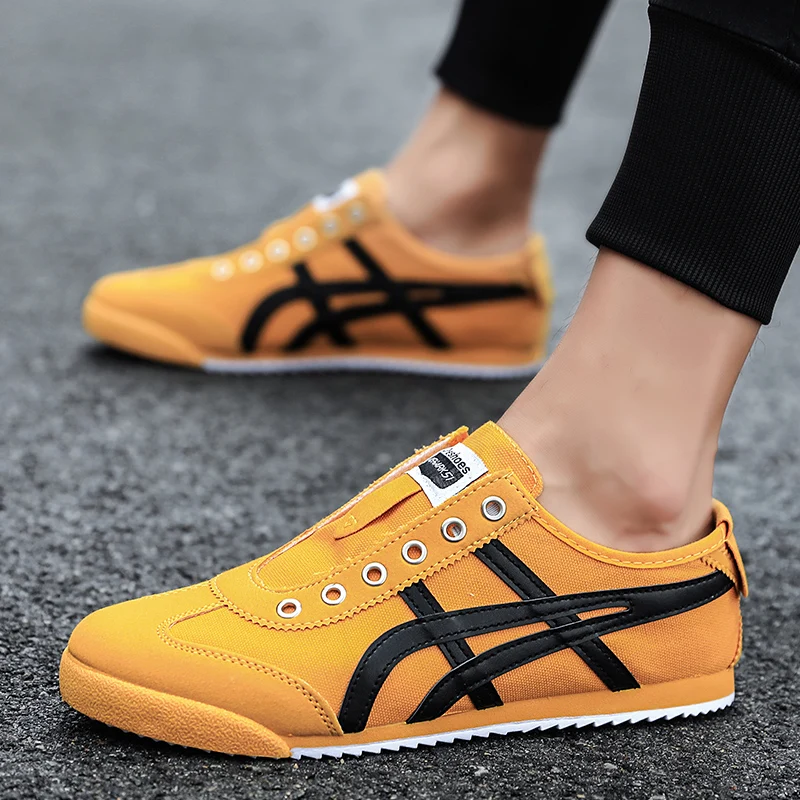 

Training shoes men's soft bottom step on clutch driving shoes non-slip thin bottom tiger shoes flat sneakers casual shoes