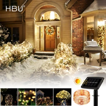 

solar light string led lighting string christmas tree decorations for home outdoor Garden holiday Party Solar light waterproof