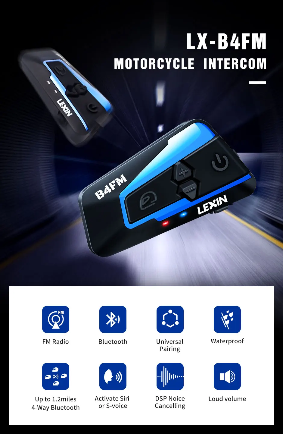 Lexin b4fm bluetooth Clearance