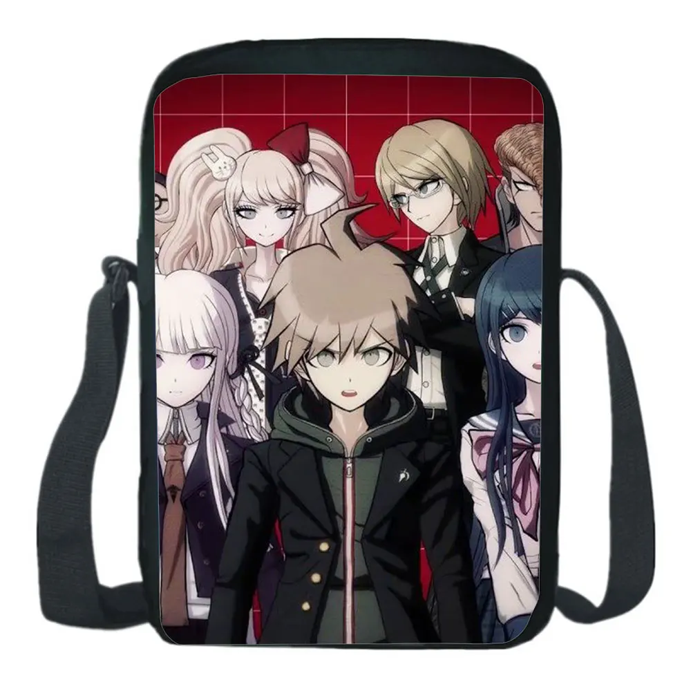 Danganronpa School Bag Mini Crossbody Bag  Backpack Casual Boy Girl Shoulder Bag Diagonal Small Backpack Light Phone Bag