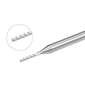 

10pcs End Mill 1mm Engraving For PCB Machine 1/8Inch Shank Metalworking