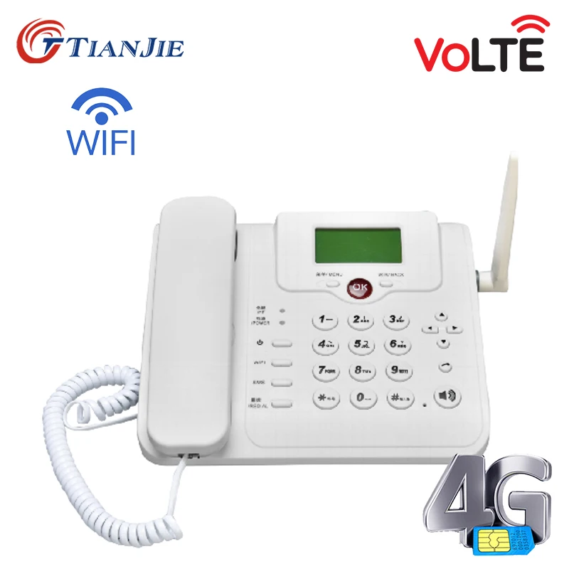 TIANJIE W101L 4G Wi Fi роутер голосовой звонок телефон volte 4g стационарный точка доступа