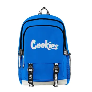 

2020 New 3D Printed Letter Pattern COOKIES Soft Backpack Luxury Designer Travel Computer Bag For School Teenagers Girls And Boys