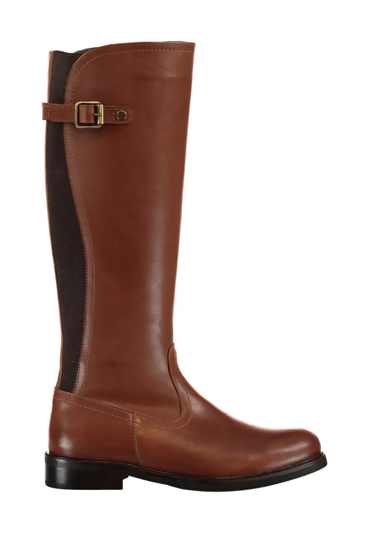 Женские ботинки из натуральной кожи с жемчугом цвет светло коричневый коллекция