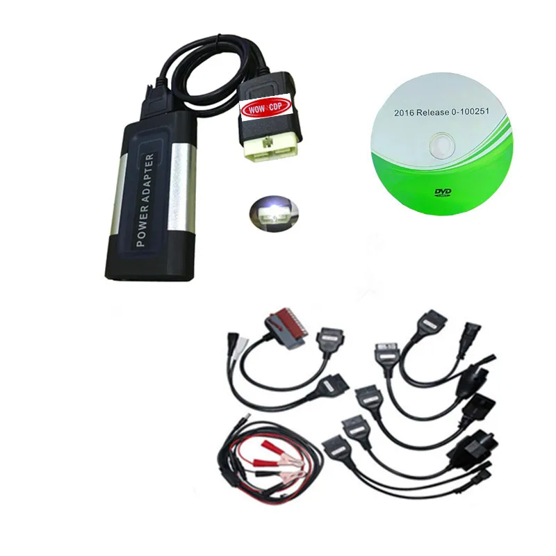 TCS CDP 201503R3 для autocome cdp pro с bluetooth obd2 диагностический инструмент для автомобиля и грузовика obd2 сканер+ 8 шт. Автомобильный Кабель - Цвет: No BT with cable