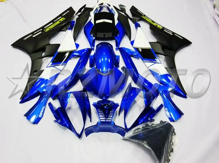 4 подарки Новые ABS полные комплекты обтекателей для YAMAHA YZF-R6 2006 2007 Обтекатели набор YZF R6 06 07 литьевая форма черный синий