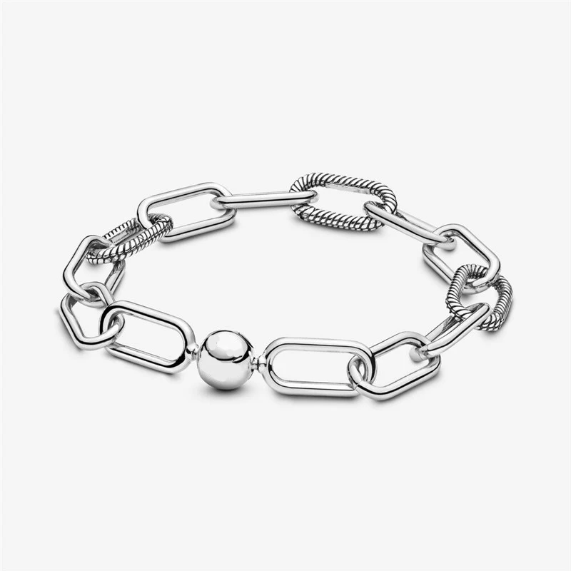 Online 2019 neue Ankunft Mode Mich Link Armbänder für Frauen DIY 925 Sterling Silber Armbänder Schmuck DIY Machen Weibliche Mir Sammlungen