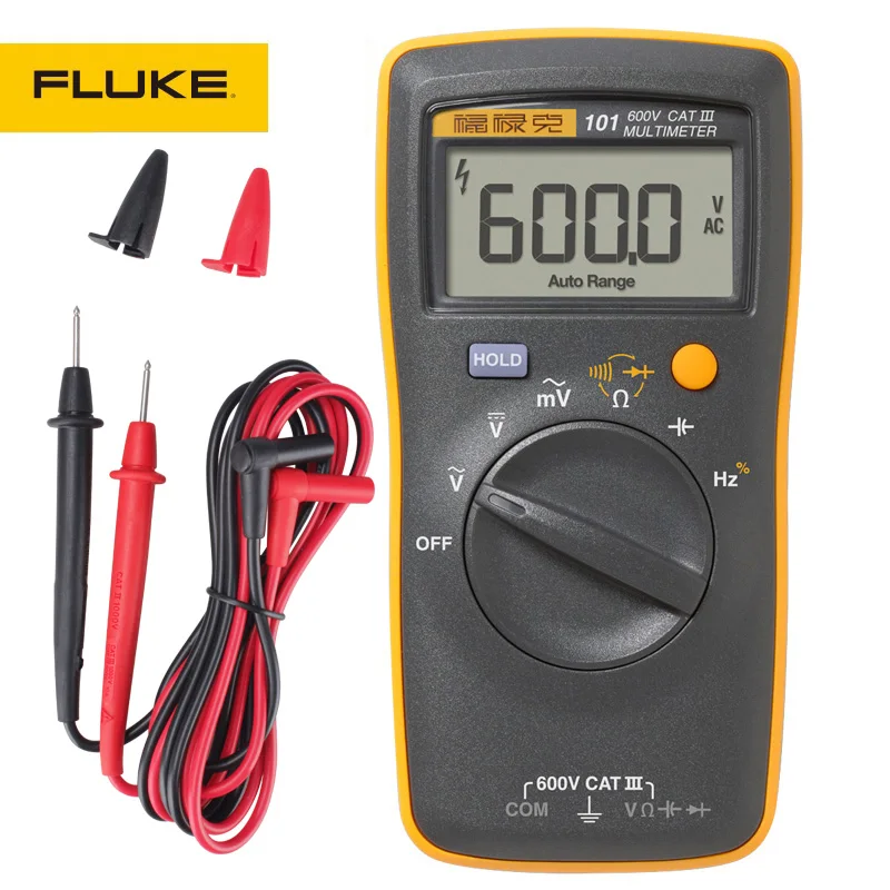 [Новинка 100%] цифровой мини-мультиметр Fluke 101 с автоматическим выбором диапазона