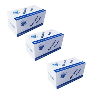 

300 Pcs Alcohol Wet Wipe Disposable Disinfection Prep Swap Pad Antiseptic Skin Cleaning Care Jewelry Mobile Phone Clean Wipe