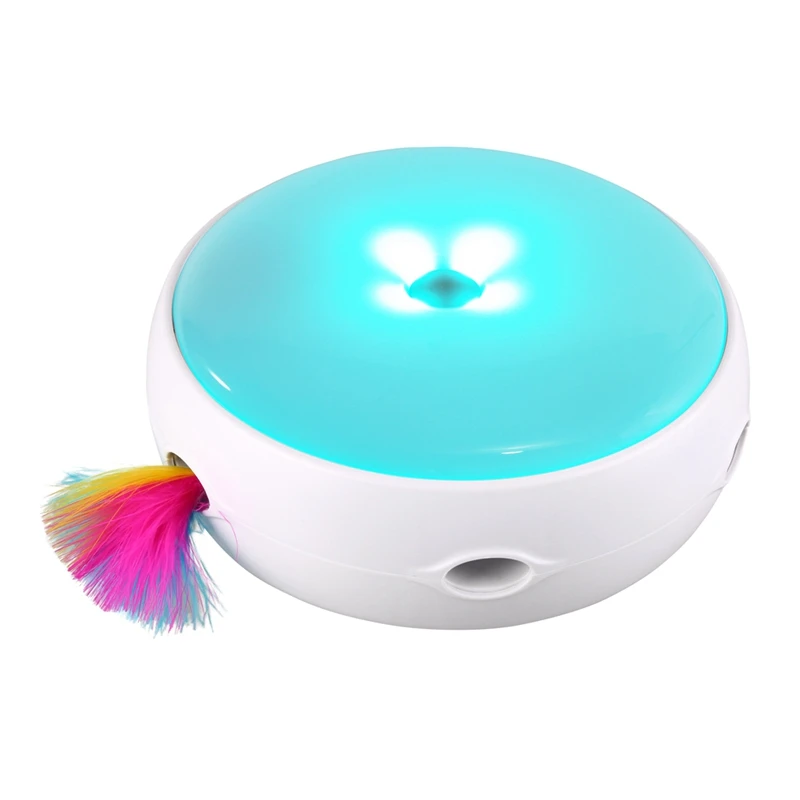 

for my VIP friend Pet Interactive Turntable Feather Toys for Cats Kittens Automatic Electric Tease Toy
