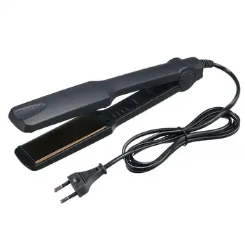 

2 in 1 Hair Straightening Irons 220-240V Electric Beard Hair Straightener /Curler Flat Iron Fast Heating Styling Tool EU Plug
