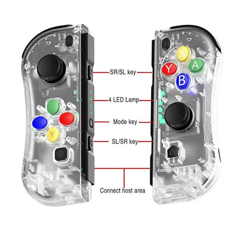 Беспроводной Bluetooth левый и правый игровой контроллер Joy-con, геймпад для Nintendo Switch Pro NS Joycon, игровая консоль для Nintendo Switch