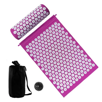 

Massage Mat Acupressure Mat 67cm*42cm Yoga Lotus Spike Acupuncture Mat Relieve Back Body Pain Spike Ball Acupuncture Yoga Mat