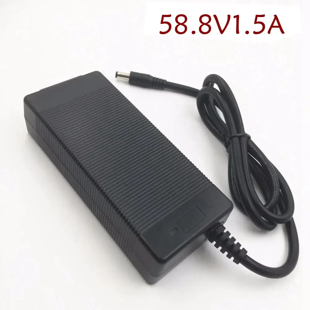 52v зарядное устройство 58 8 V 1.5A литий ионный Батарея с выходом постоянного тока