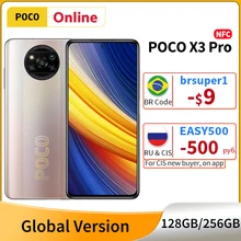 Global Version POCO X3 Pro 128GB/256GB  Snapdragon 860 Octa Core 120Hz Refresh Rate 6.67'' Screen 5160mAh 33W Fast Charge NFC