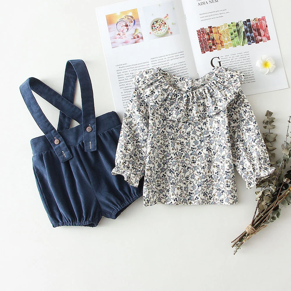 Baby Girls' Coreano Design Conjunto de Roupas