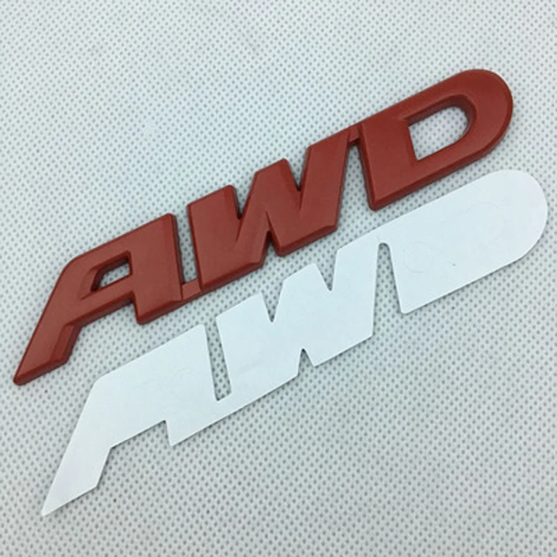 

2 Pieces/set of Zinc Alloy 3D AWD Letter Body Sticker Car Exterior Decoration Sticker Suitable for Honda Car Accessories