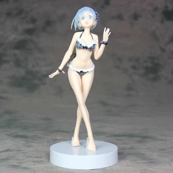 

22cm EXQ Re:Life In A Different World From Zero Japan Animiation Figure Re:zero Rem Swimsuit Action Figure Collectible Model Toy