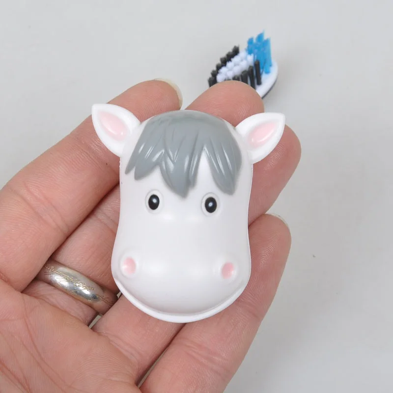1 Pcs Cartoon Cows Rabbit Baby Toothbrush For Little Boy Girl Toothbrush With Baby Toothbrush Holders