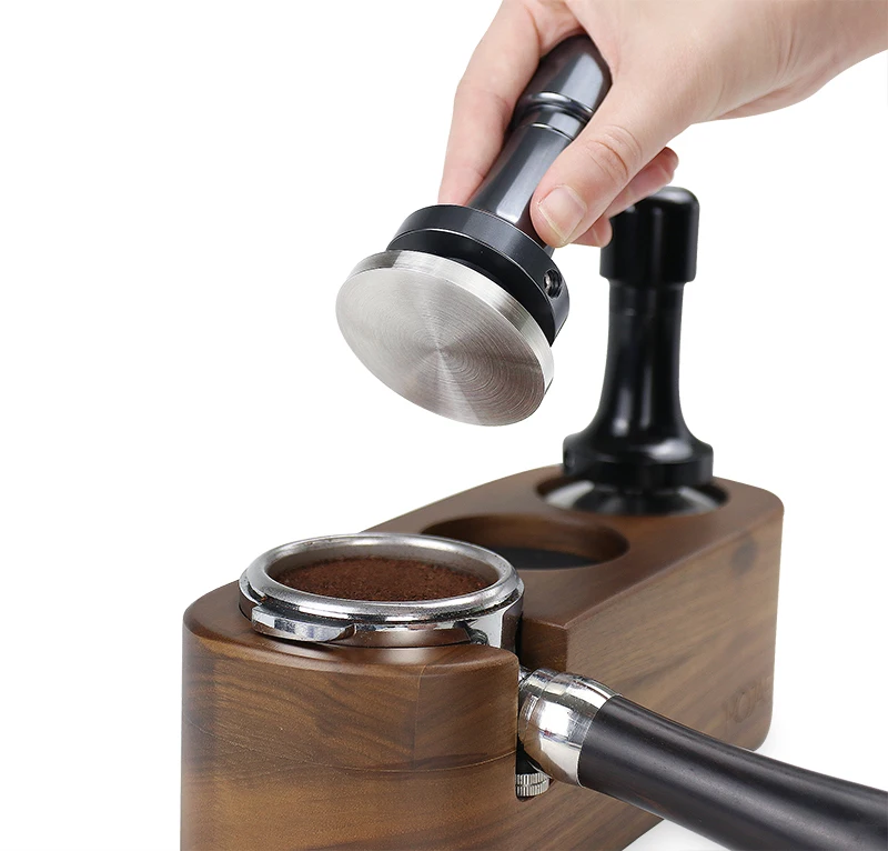 51mm/53mm/54mm/57mm/58mm/58.5mm Constant Pressure Coffee Tamper Elasticity Adjustable Powder Hammer Coffee Accessories Barista