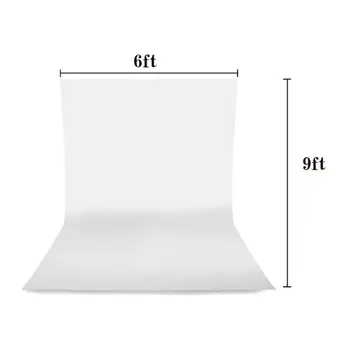

Solid Color Photo Background Cloth Non-reflective Photography Hanging Cloth Shooting Props White Cloth