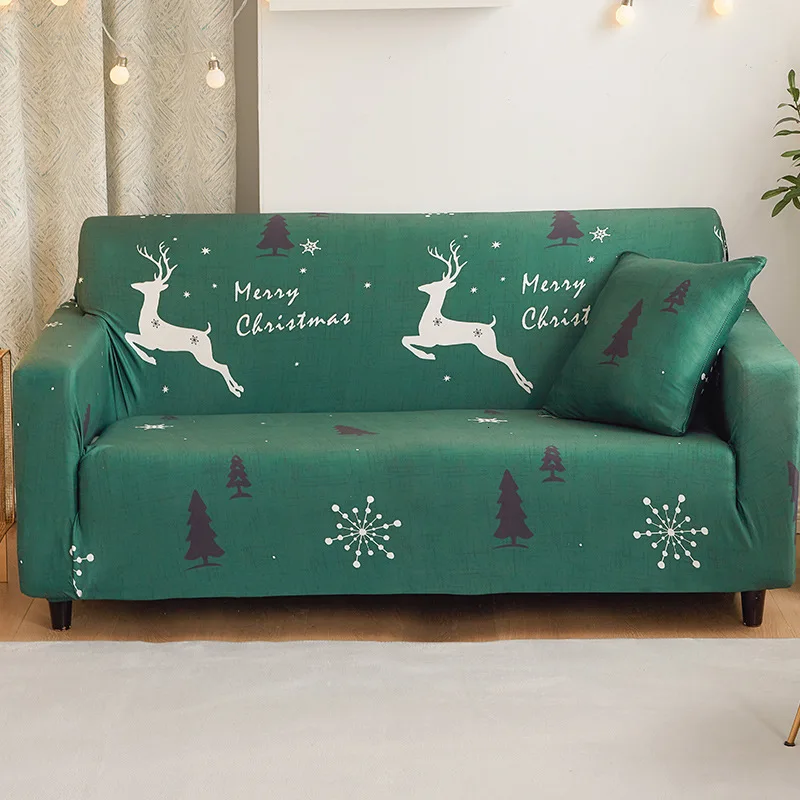 Christmas Sofa Set Cover Full Package Fabric Art Four Seasons Elastic Force Sofa Pad Sofa A Piece Of Cloth Single Full Cover - Цвет: color5