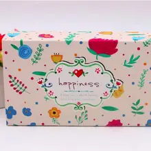 500 шт Заказная картонная раздвижная Выдвижная картонный, в форме ящика Подарочная коробка с печатным дизайном коробка для носков SN2010