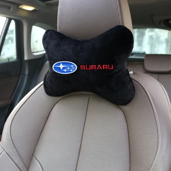 

New Arrival car neck pillows headrest filled fiber car Car Safety Seat Belt for Subaru STI Impreza Forester Tribeca Car Styling