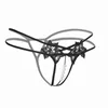 Sexy G-string T Panties Female Underwear Lace Thongs Women's Pants Sexy Pearl panties Erotic  Women Crotchless panties plus size ► Photo 3/6