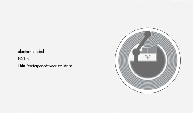 PATIKIL NFC - Paquete de 5 pegatinas NFC213 de 144 bytes de