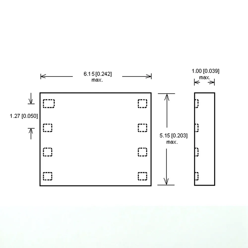 Mini Adaptador de Soquete Qfn8 para Dip8 Adaptador de Programador Qfn8 Wson8 Dfn8 Mlf8 Vfnd8 5*6 mm Tomada de 1.27 mm Peças e Computadores Industriais - Imagem 6
