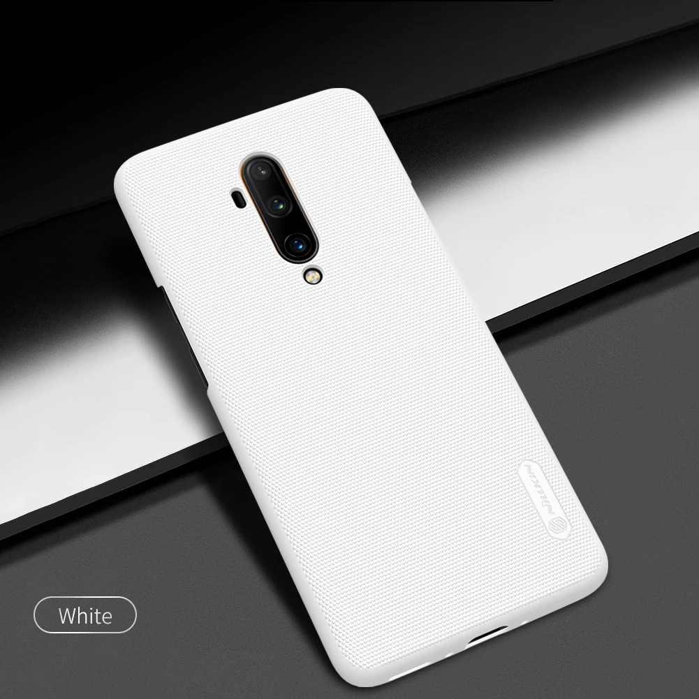 Для Oneplus 7T Pro Чехол Nillkin Супер Матовый Щит Матовая жесткая задняя крышка из ПК против отпечатков пальцев Жесткий PC чехол для телефона крышка Capa