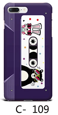 for iPhone 7 case Ultra Slim Love Purple Glass Phone Case For 6 S 6S 8 Plus X XS MAX XR Bear Rabbit Cover |