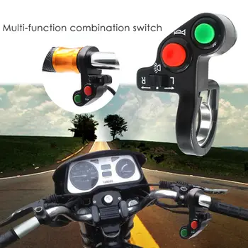 

3in1 Function Motorcycle Handlebar ON OFF Switch For Horn Headlight Turn Signal Handlebar Switch