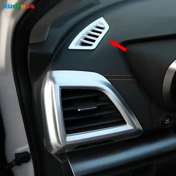 

For Subaru Crosstrek Impreza 2018 2019 2020 ABS Carbon Fiber Car Interior Air Vent Cover Trim AC Frame Sticker Accessories