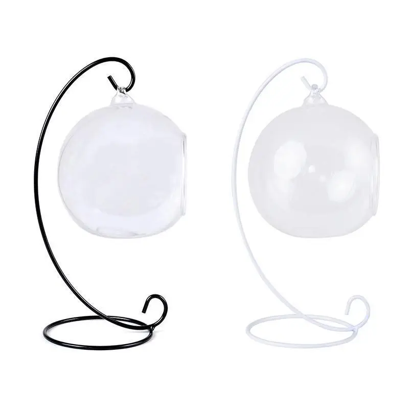 

Spiral Bottom Ornament Display Stand Iron Hanging Rack Holder For Plant Christmas Ornament Candlestick Home Wedding Decoration