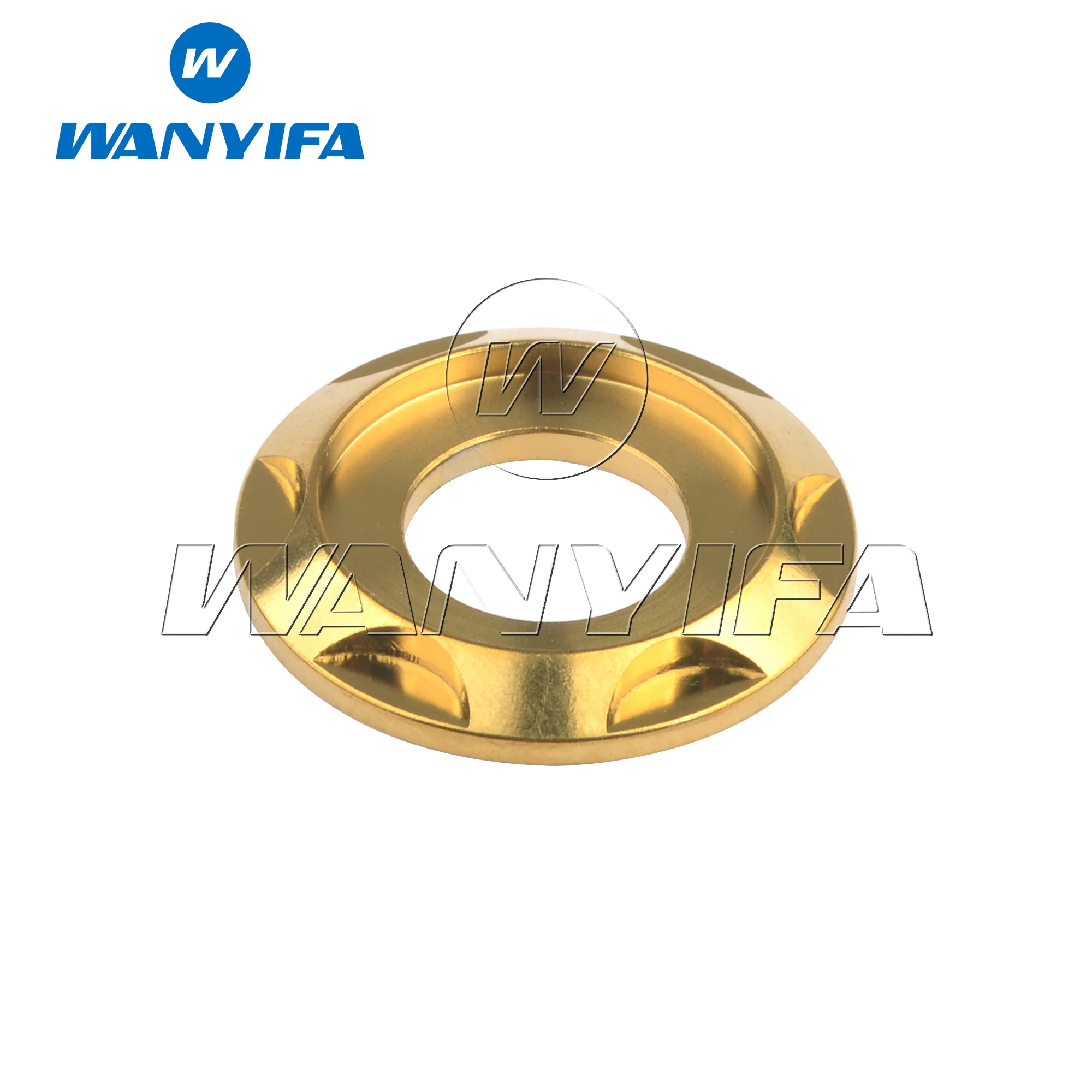 Wanyifa Titanium Ti Spacer M5 M6 M8 M10 Gasket for Bike Motorcycle Car Decorative Washers