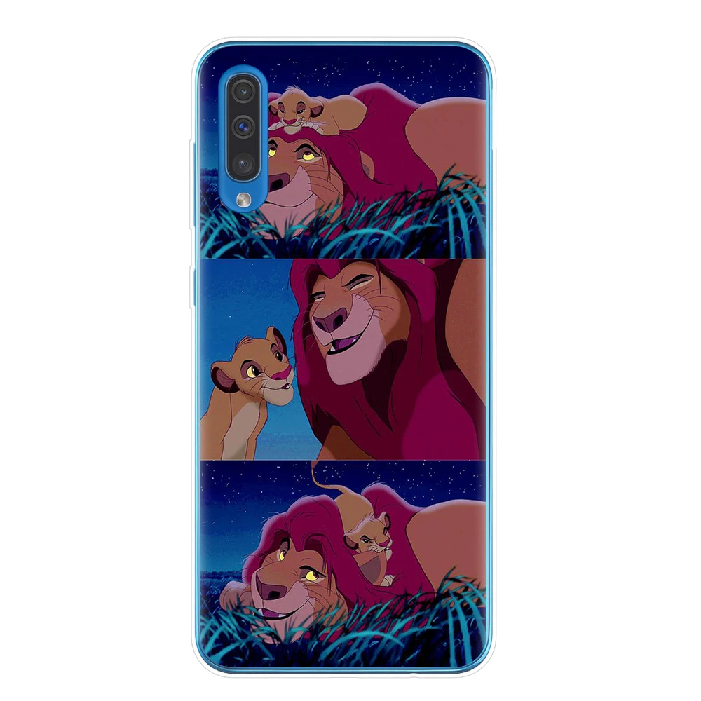 Мягкий силиконовый чехол для телефона Lion King nala simba timon из ТПУ для samsung A10 A20 A30 A40 A50 A70 A7 A9 A6 A8 Plus coque