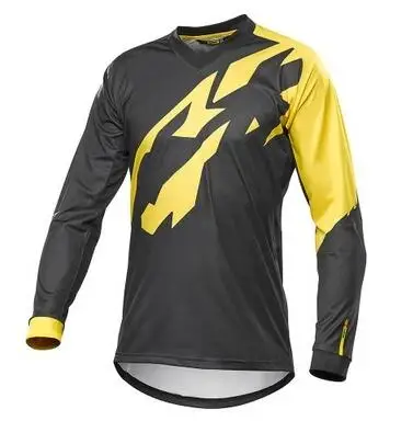 Оранжевый Мотоциклах для езды на велосипеде montaina equipo de descenso jersey MTB Offroad DH MX bicicleta locomotora camisa de campo travies - Цвет: Оранжевый