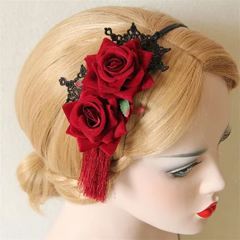

YiYaoFa Handmade Flower Hairband for Women Headband Fashion Hair Jewelry for Baby Women Accessories FG-41