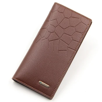 

Long Men Wallets Luxury Brand Designer Purse Billfold Retro Clutch Money Bag Multi Credit Card Holder Casual Bifold Wallet Male